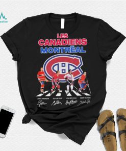 Montreal Canadiens Larry Robinson Guy Lafleur Jean Beliveau And Henri Richard Abbey Road Signatures Shirt