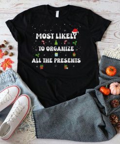 Most likely to organize all the presents family Christmas sweater