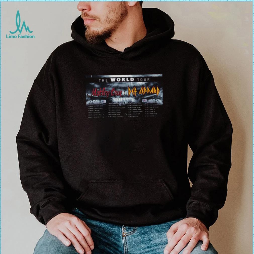 Mötley Crüe Def Leppard The World Tour 2023 Shirt Mötley Crüe Def Leppard The World Tour 2023 Shirt