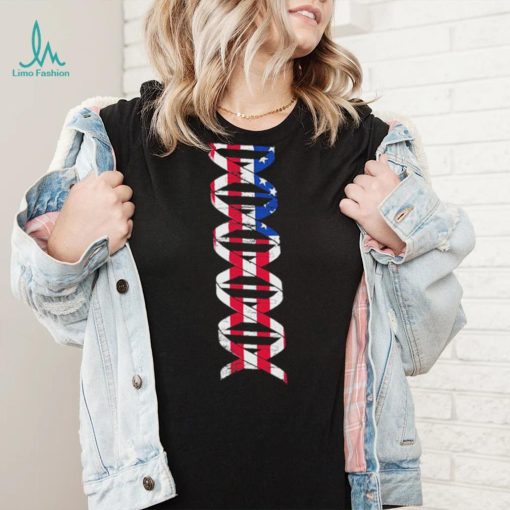 My Dna Is American Patriotic Vintage Shirt