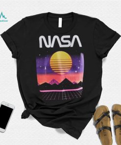 NASA Electro Landscape Vintage Nasa T Shirt