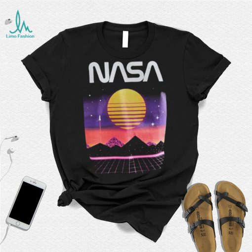 NASA Electro Landscape Vintage Nasa T Shirt