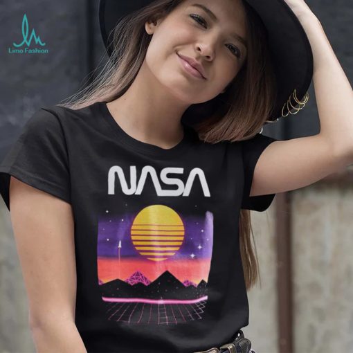 NASA Electro Landscape Vintage Nasa T Shirt