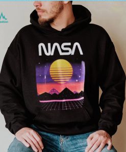 NASA Electro Landscape Vintage Nasa T Shirt