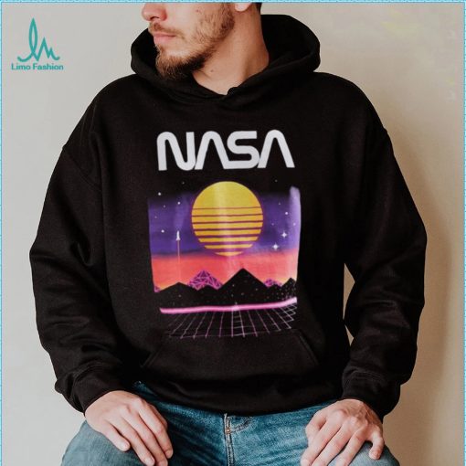 NASA Electro Landscape Vintage Nasa T Shirt