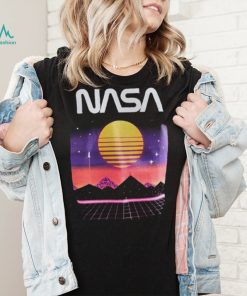 NASA Electro Landscape Vintage Nasa T Shirt