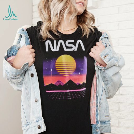 NASA Electro Landscape Vintage Nasa T Shirt