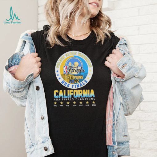 NBA Finals 2022 Golden State Warriors California Champions Signatures Shirt