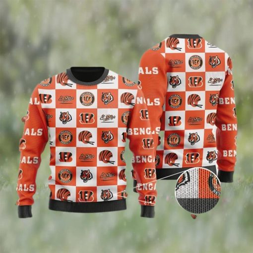 NFL Cincinnati Football Ugly Christmas Sweater Bengals Gifts