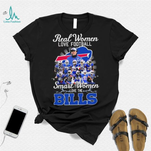 NFL Real Women Love Football Smart Women Love The Bills Signatures Shirt