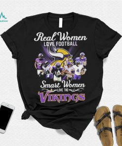 NFL Real Women Love Football Smart Women Love The Vikings Signatures Shirt