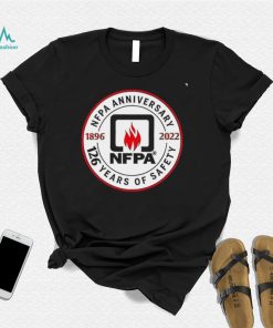 NFPA Anniversary 126 years of safety 1896 2022 logo shirt