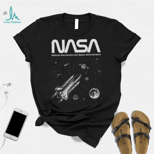 Nasa T Shirt Planets Black