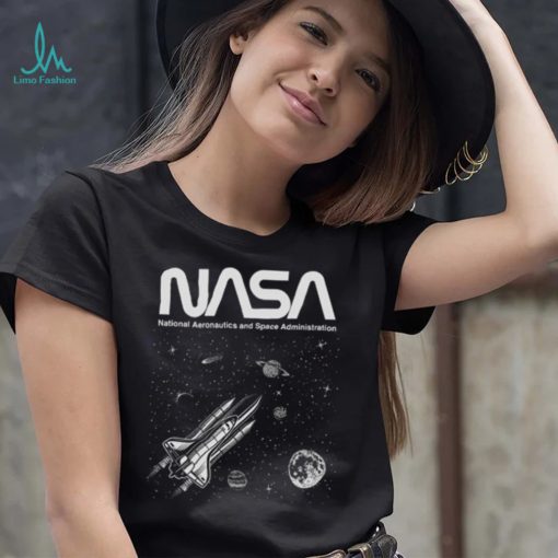 Nasa T Shirt Planets Black