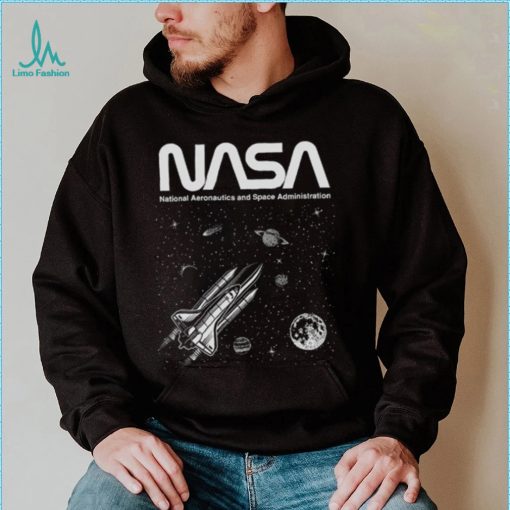 Nasa T Shirt Planets Black