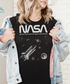 Nasa T Shirt Planets Black