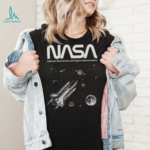 Nasa T Shirt Planets Black