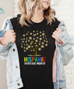 National Hispanic Heritage Month Shirt Hand Flag Tree Root Latino2
