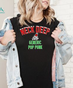 Neck Deep Generic Pop Punk Chritmas skull logo shirt