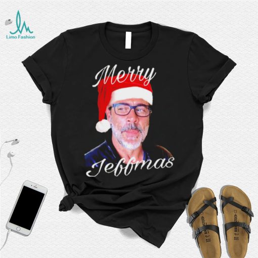 Negan The Walking Dead wearing Santa Hat Christmas shirt