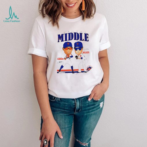 New York Mets up the Middle Asdrubal Cabrera and Neil Walker signature art shirt