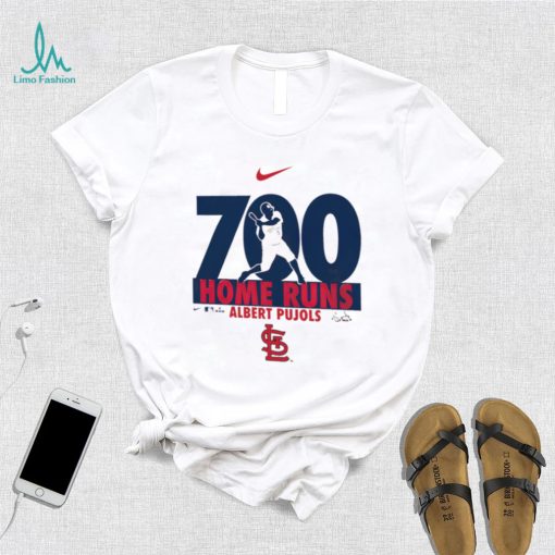 Nike Albert Pujols St Louis Cardinals 700 Home Runs Milestone shirt