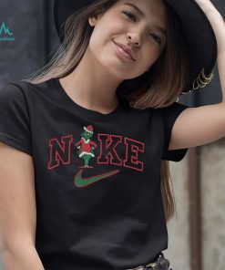 Nike Unisex Grinch Embroidery Christmas Nike T Shirt