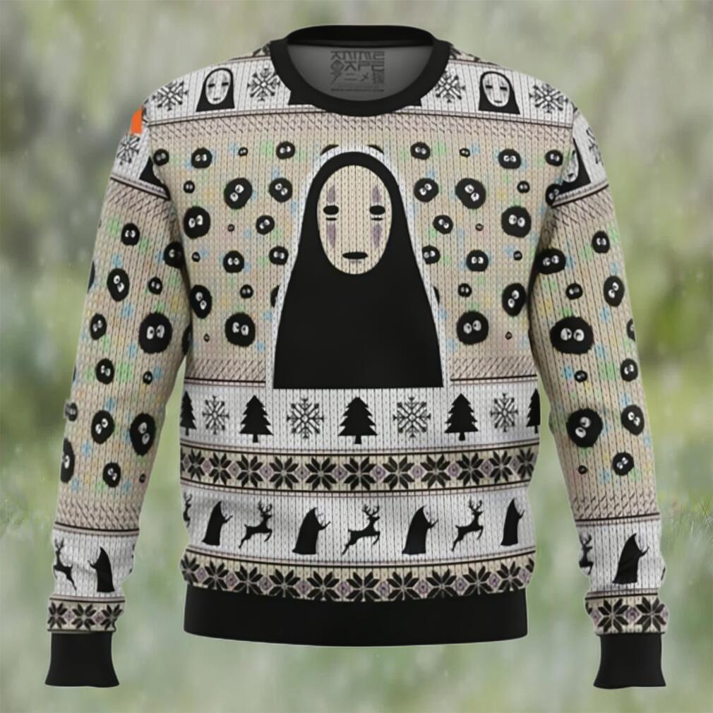 No Face and Soot Sprites Spirited Away Studio Ghibli Ugly Christmas ...