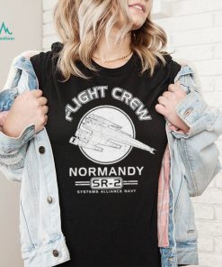 Normandy Sr2 Flight Crew System Alliance Navy Mass Effect Shirt