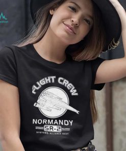 Normandy Sr2 Flight Crew System Alliance Navy Mass Effect Shirt