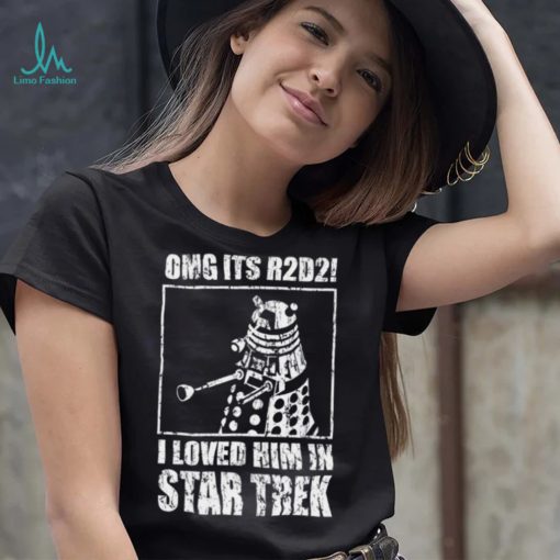 OMG it’s R2D2 I loved him in Star Trek art shirt