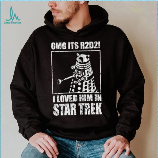 OMG it’s R2D2 I loved him in Star Trek art shirt