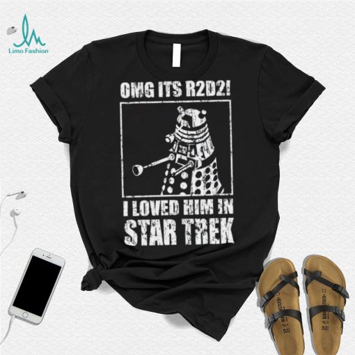 OMG it’s R2D2 I loved him in Star Trek art shirt