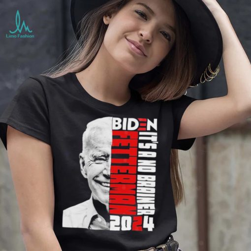 Official It’s a No Brainer Shirt Biden Fetterman 2024