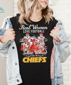 Official Real Women Love Football Smart Women Love The Chiefs 2022 Signatures Shirt