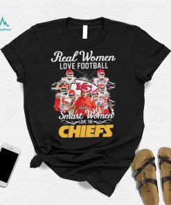 Official Real Women Love Football Smart Women Love The Chiefs 2022 Signatures Shirt