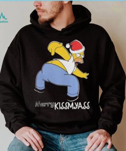 Official Santa Simpsons Merry Kissmyass Christmas Shirt