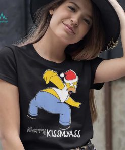 Official Santa Simpsons Merry Kissmyass Christmas Shirt