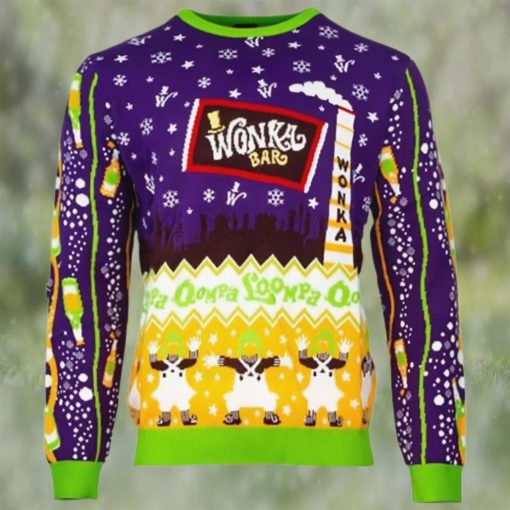 Official Willy Wonka and The Chocolate Factory Ugly Christmas Sweater