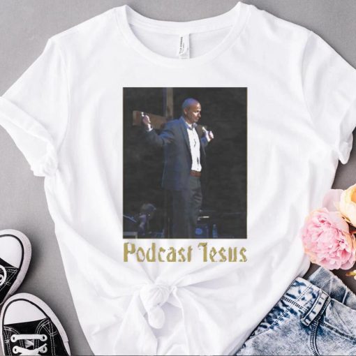 Official poDcast jesus services held thrice weekly shirt