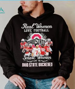 Ohio State Buckeyes Real Women Love Football Smart Women Love The Ohio State Football Signatures Shirt