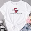 Ole Miss Rebels Football logo with santa hat t shirt