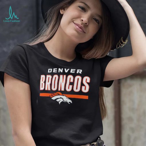 Orange Logo Denver Broncos T Shirt