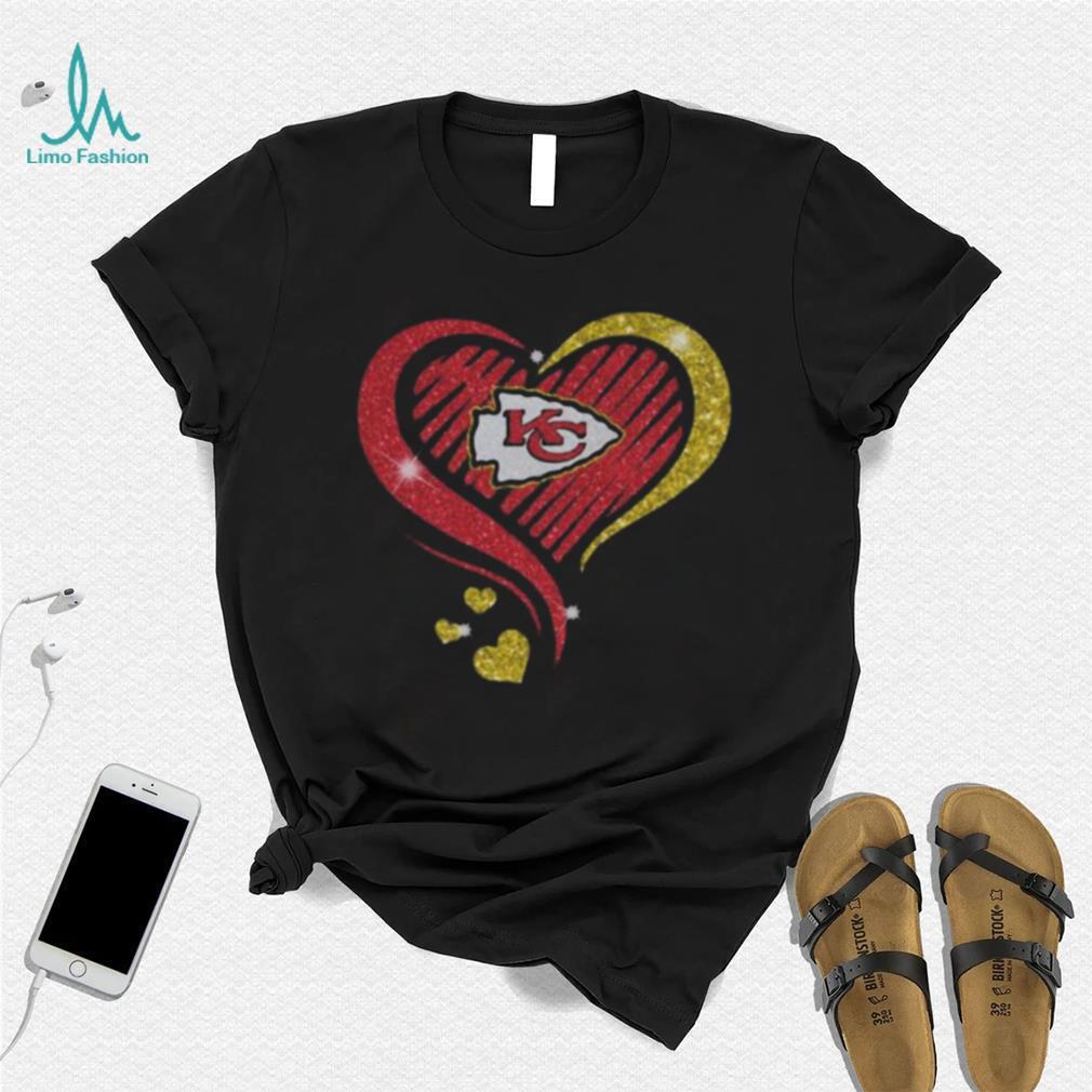 Original Kansas City Chiefs Football Heart Leopard Shirt - Queenteeshirt  News