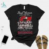 Original real women love football smart women love the Tampa Bay Buccaneers signatures 2022 shirt