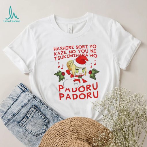 Padoru Padoru Text Merry Christmas Everyone Shirt