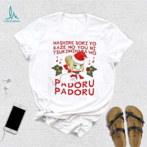 Padoru Padoru Text Merry Christmas Everyone Shirt