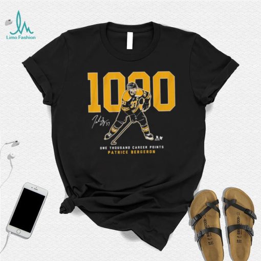 Patrice Bergeron 1,000 Points Shirt