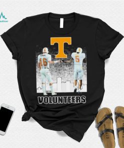 Payton Manning And Hendon Hooker Tennessee Volunteers College Football Signatures Shirt