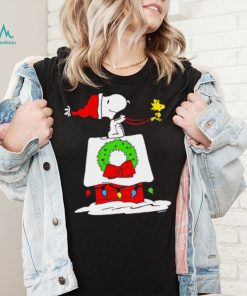 Peanuts Snoopy and Woodstock House Sleigh Christmas shirt